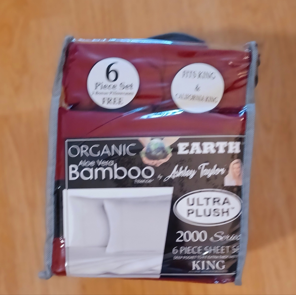 🆕Ashley Taylor Organic Aloe Vera Bamboo 6-